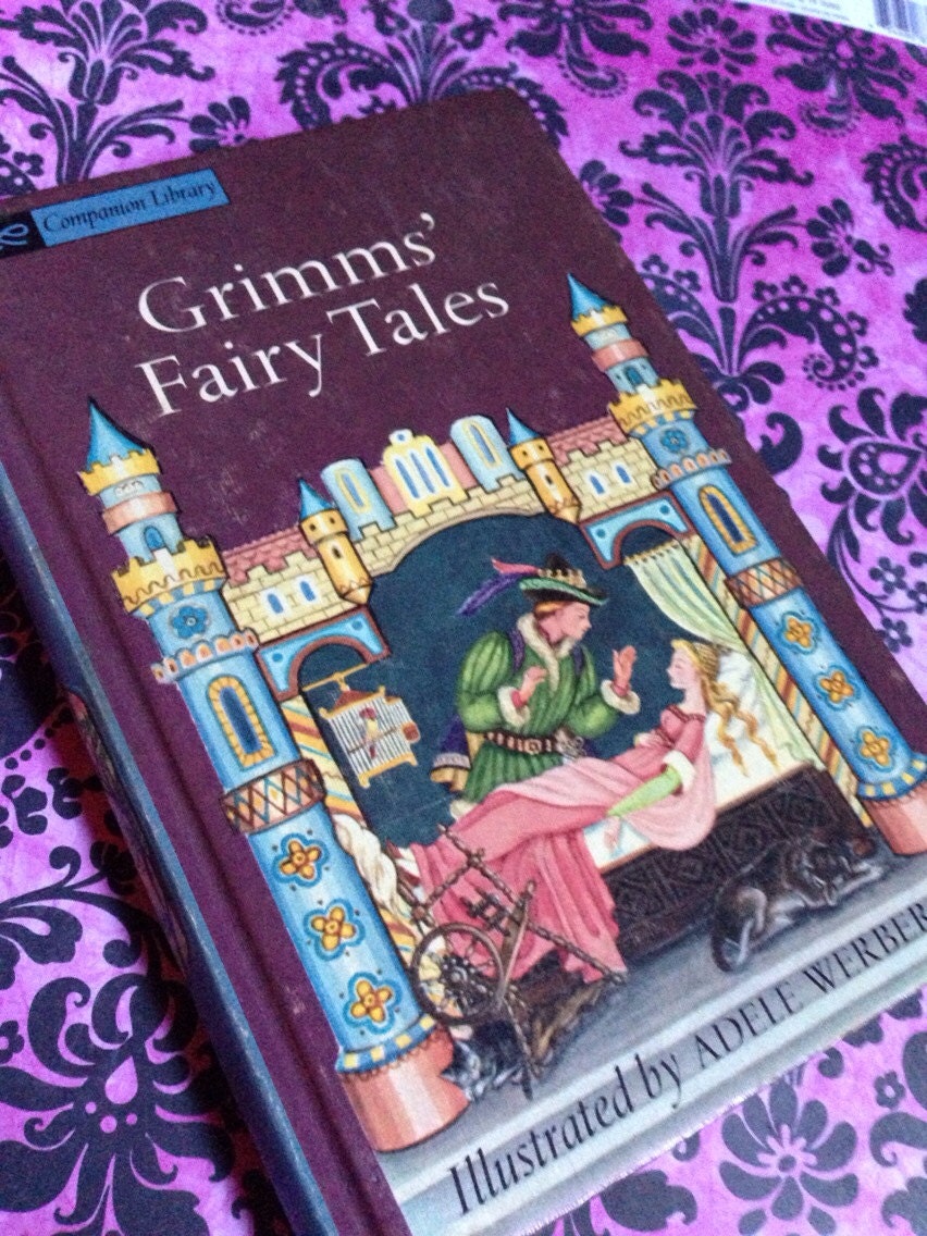 Vintage Hard Back Grimms Fairy Tales By VintageAnthropologie