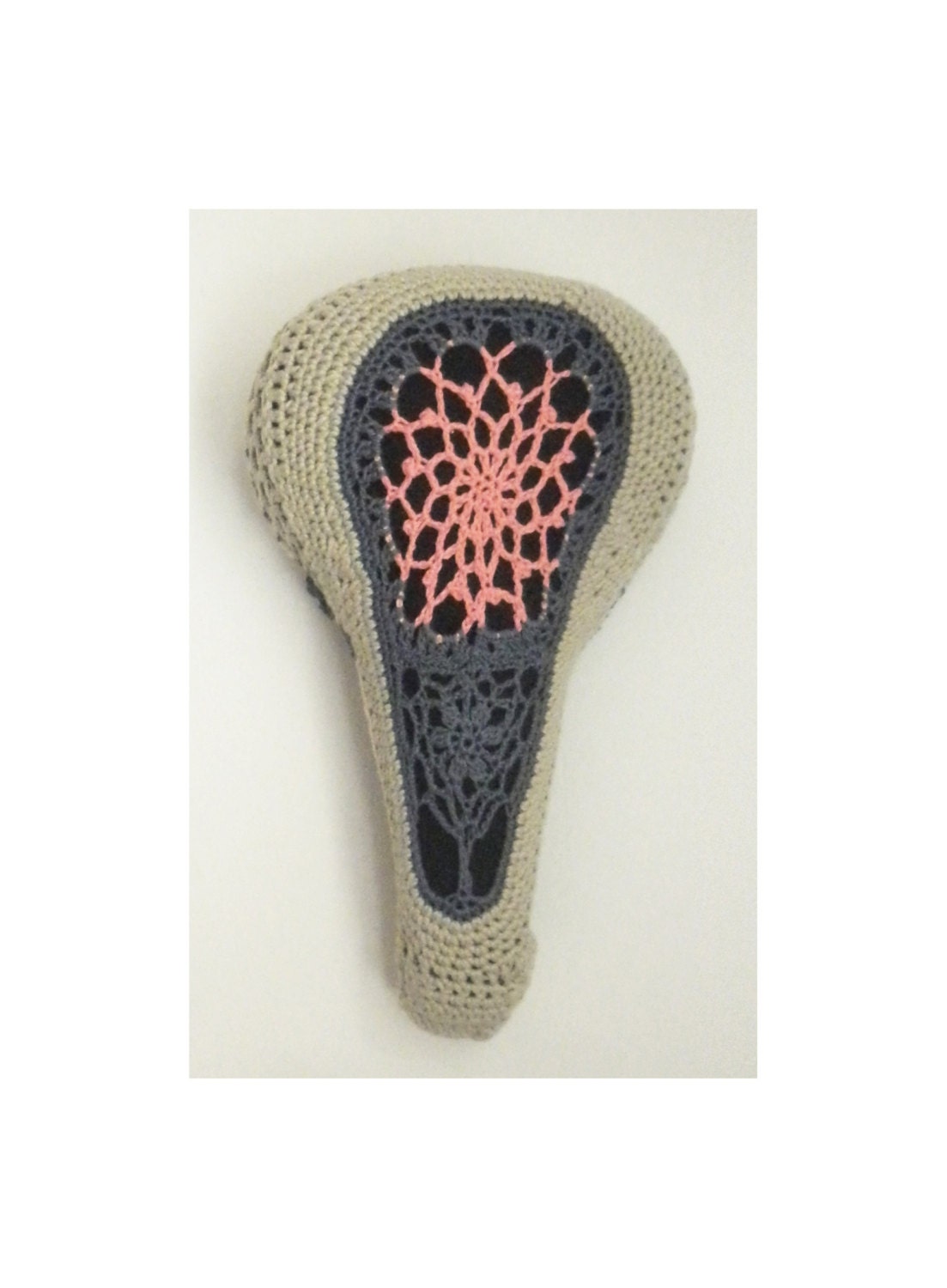 crochet bicycle seat cover