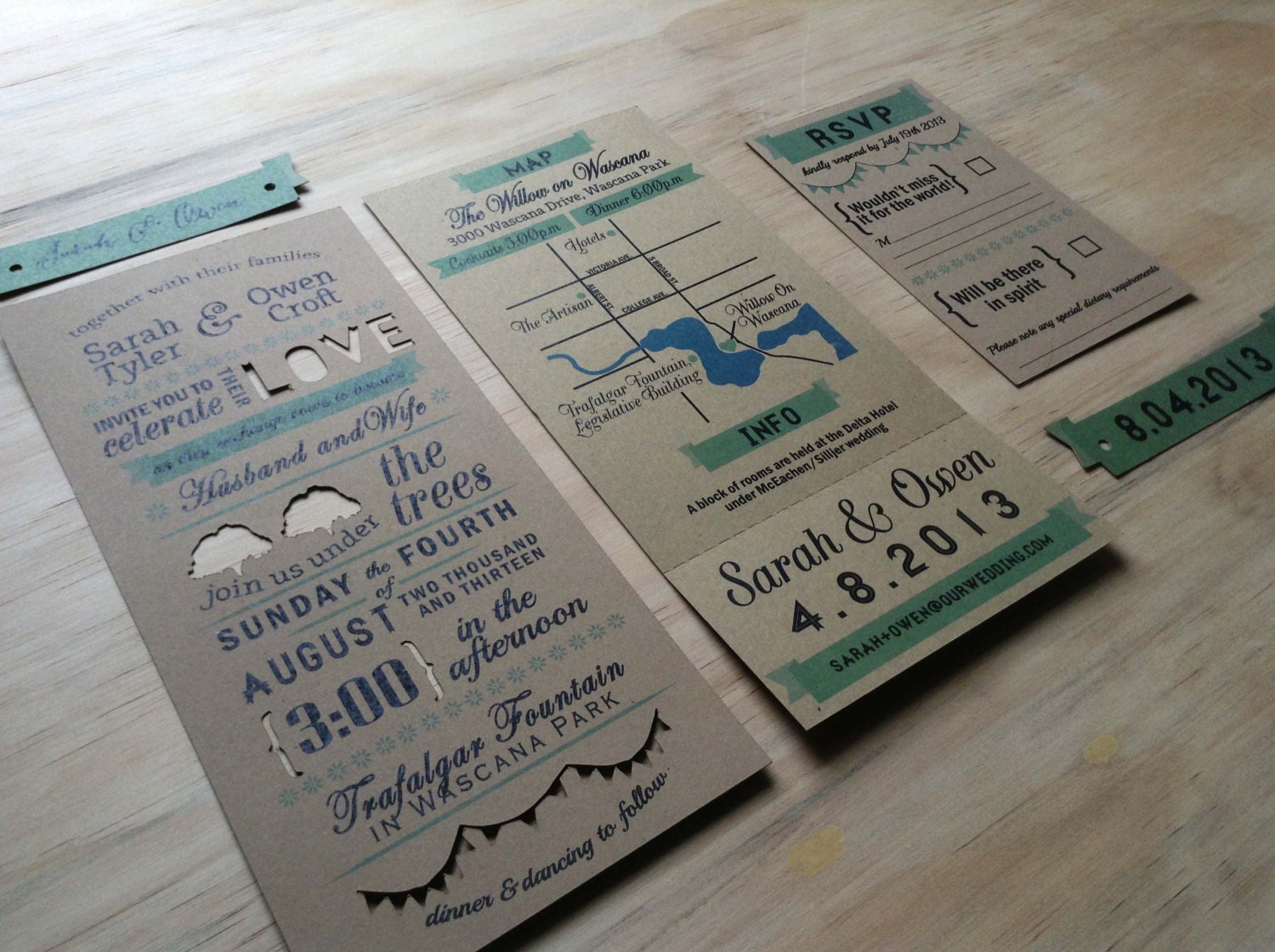 Unique Modern Wedding Invitations 6