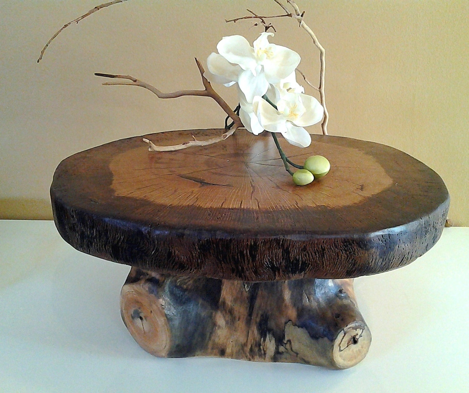15 Oak tree trunk cake stand Rustic wedding Home