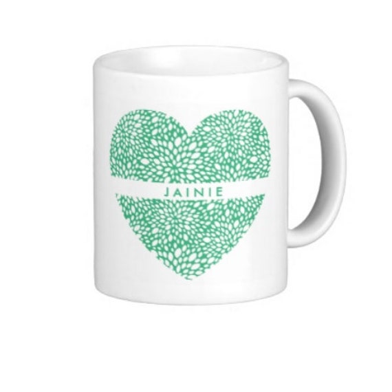 gift Gift  Heart Personalized  / Mug Mug Signature bridesmaid Mug  Bridesmaid / mug in Mug