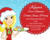 Cookie Exchange Swap Christmas Party Invitation Printable Design Il_170x135