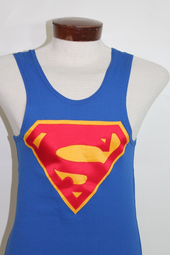 70s Wrestling Singlet Superman Unitard Halloween Costume