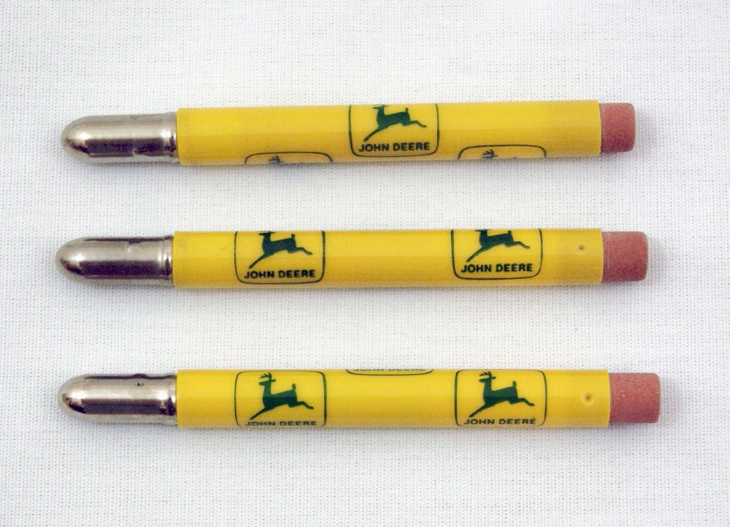 Vintage 1978 John Deere Bullet Pencil Set 3 Pencil Set