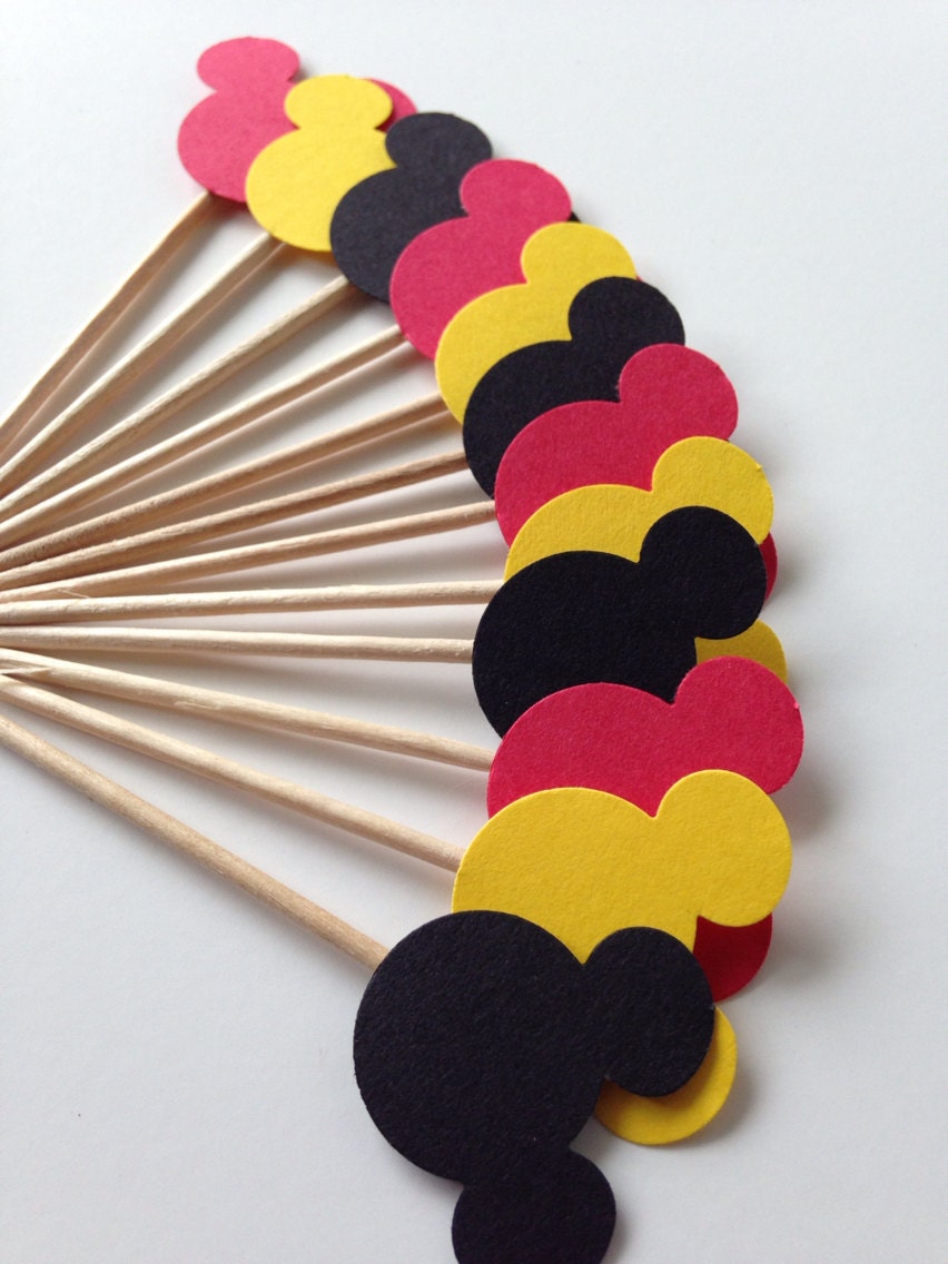 Mickey Mouse Birthday Party Decoration by AlishaKayDesigns on Etsy