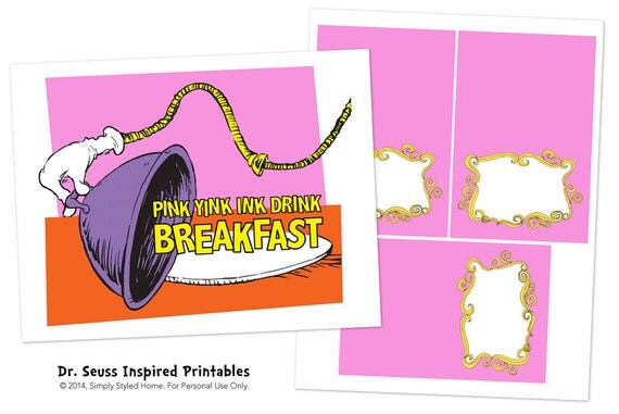INSTANT Pink Yink Ink Drink Breakfast Dr. by SimplyStyledHome