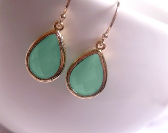 Timeless Blue Glass Harvest Earrings