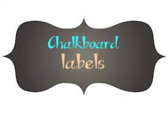 Set of 15 REAL ESTATE SIGN shape Chalkboard Labels Baby Girl Boy Shower Birthday Wedding Favors Il_570xn