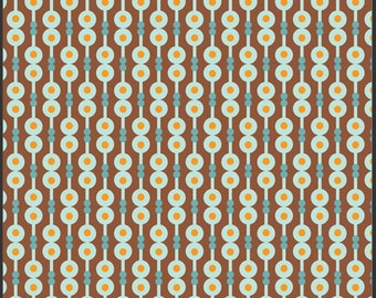 Art Gallery Fabric by Patricia Bravo-Summerlove Collection-Retro Harmony Cocoa-Choose Your Cut 1/2 or Full Yard