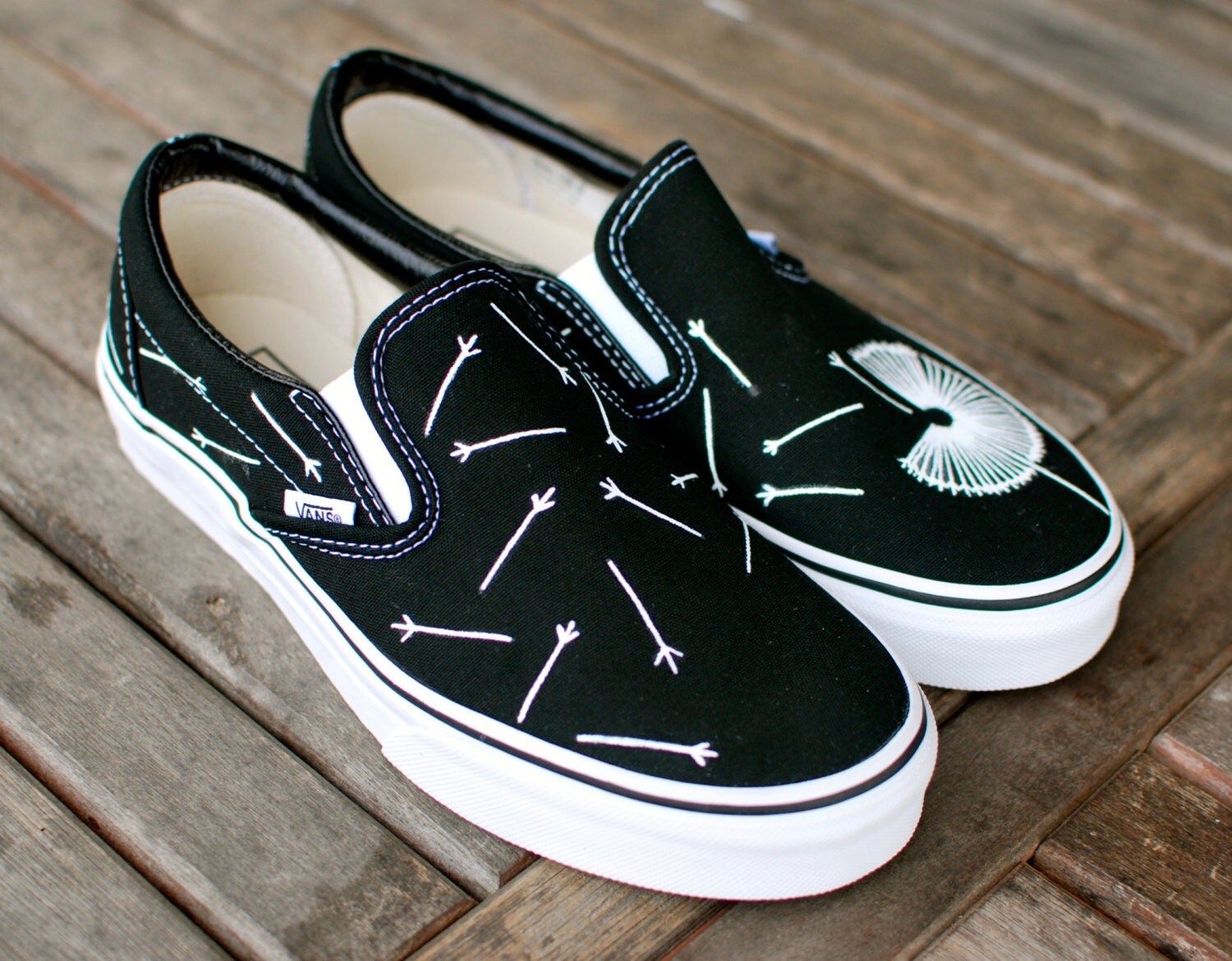 vans slip on paint