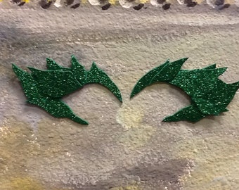 In stock Poison ivy eye mask and hair clip, poison ivy eye brow mask