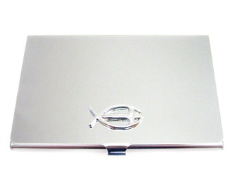 Religious Ichthys Fish Business Card Holder