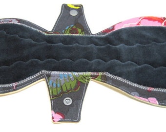 13" OBV or Minky Overnight Menstrual Pad / Mama Cloth Pad / Post Partum - Light to Med Flow - Choose Your Fabrics and Backing