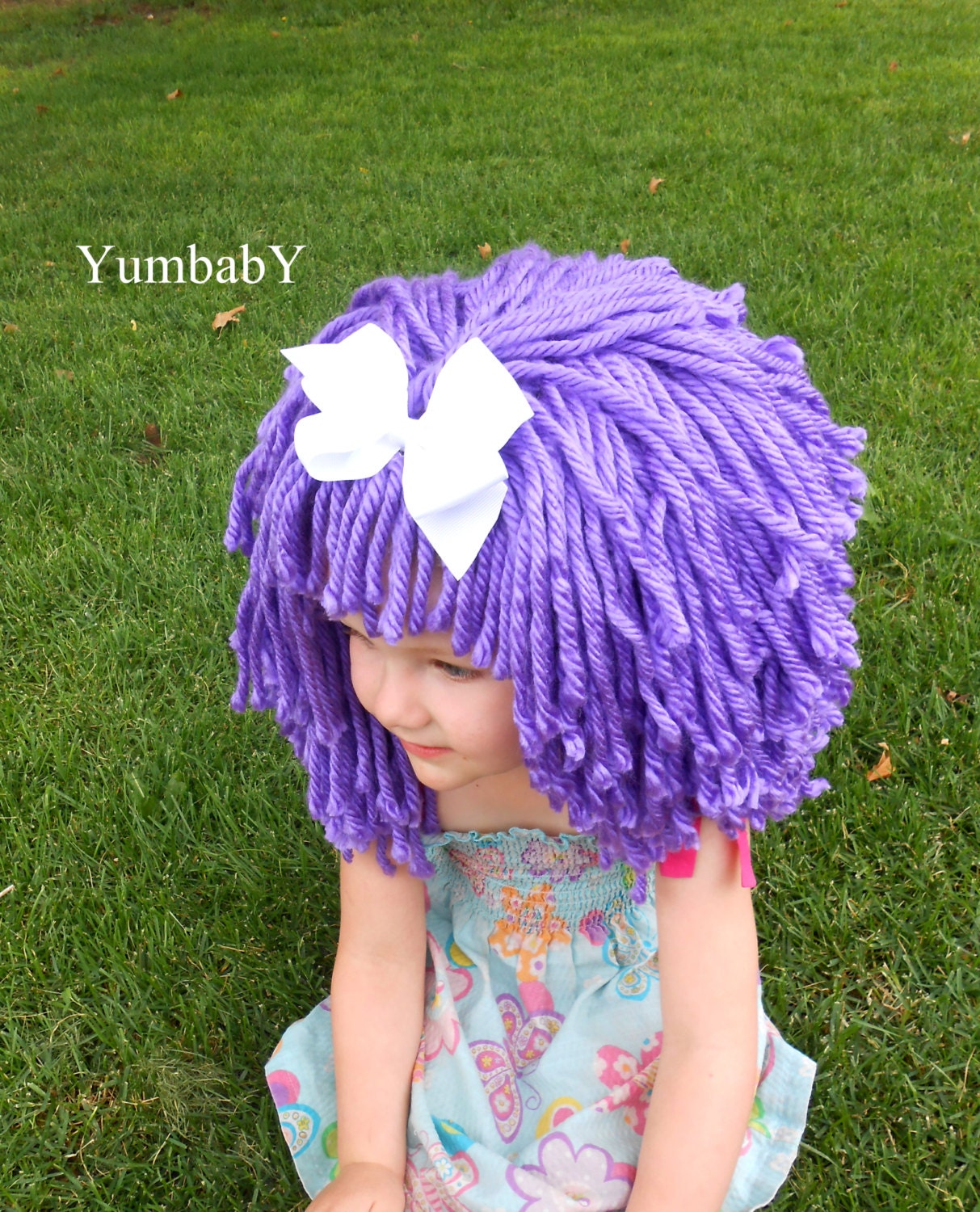 Purple Wig Halloween Costume for Girls Toddler Costumes