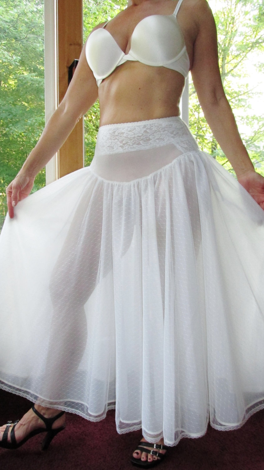 white half slip petticoat