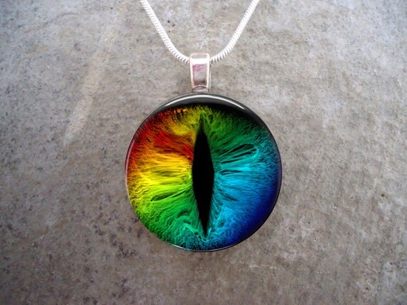 Items similar to Dragons Eye Rainbow Pendant - Dragon Eye 40 on Etsy