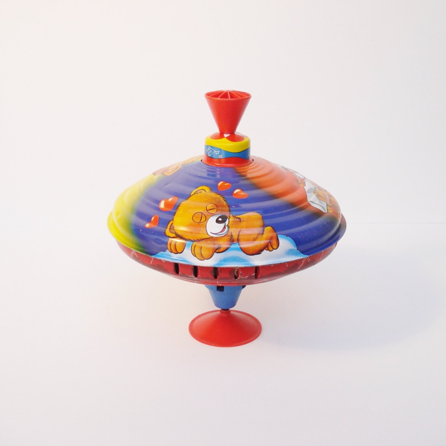 Vintage Metal Spinning Top Spinning Top Toy Spinning Toy