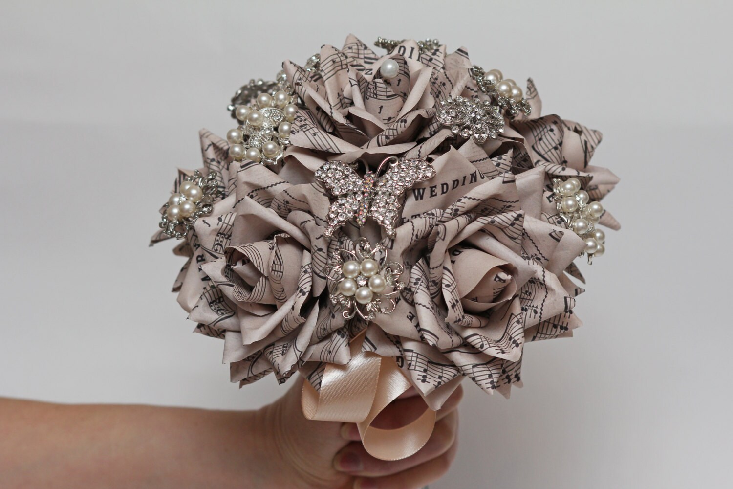 paper flowers paper flower brooch bouquet wedding bouquet