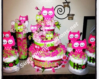 About To Pop Diaper Cake Popcorn Theme by RaeLeeMaeCreations