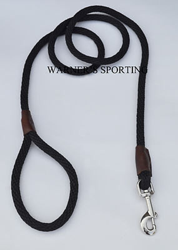 Warner Braided Nylon Rope Snap Lead Dog Leash 1/2 X 6