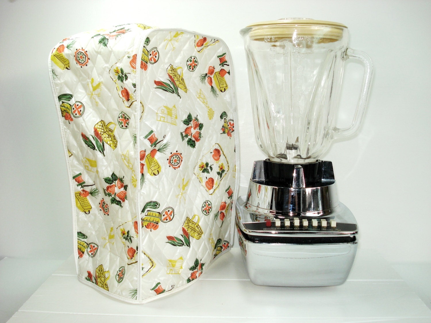 Vintage Blender Cover Vinyl Quilted Blender Appliance Cover