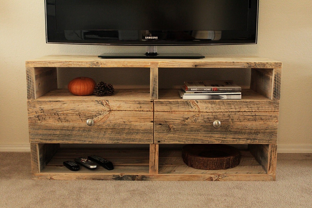 Reclaimed Wood Media Console / Entertainment Center