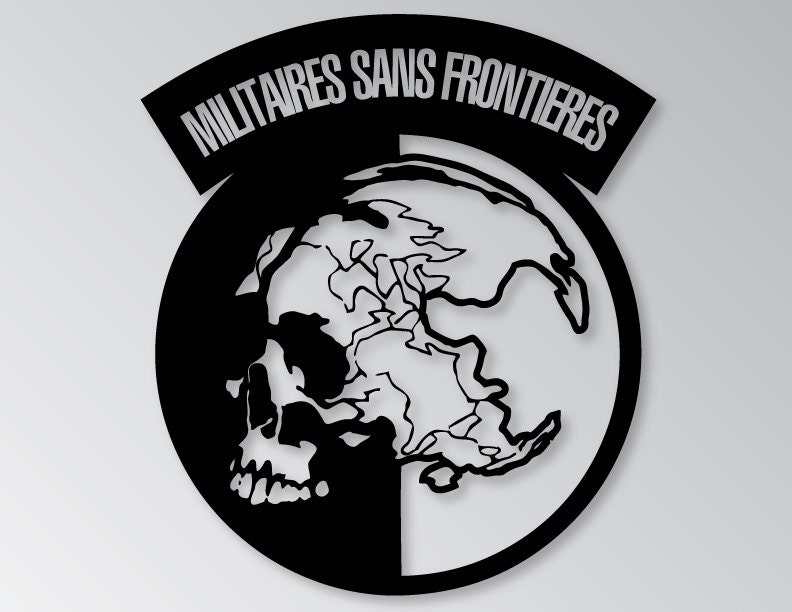 Metal Gear Solid Peace Walker Skull Logo Vinyl Decal | Etsy