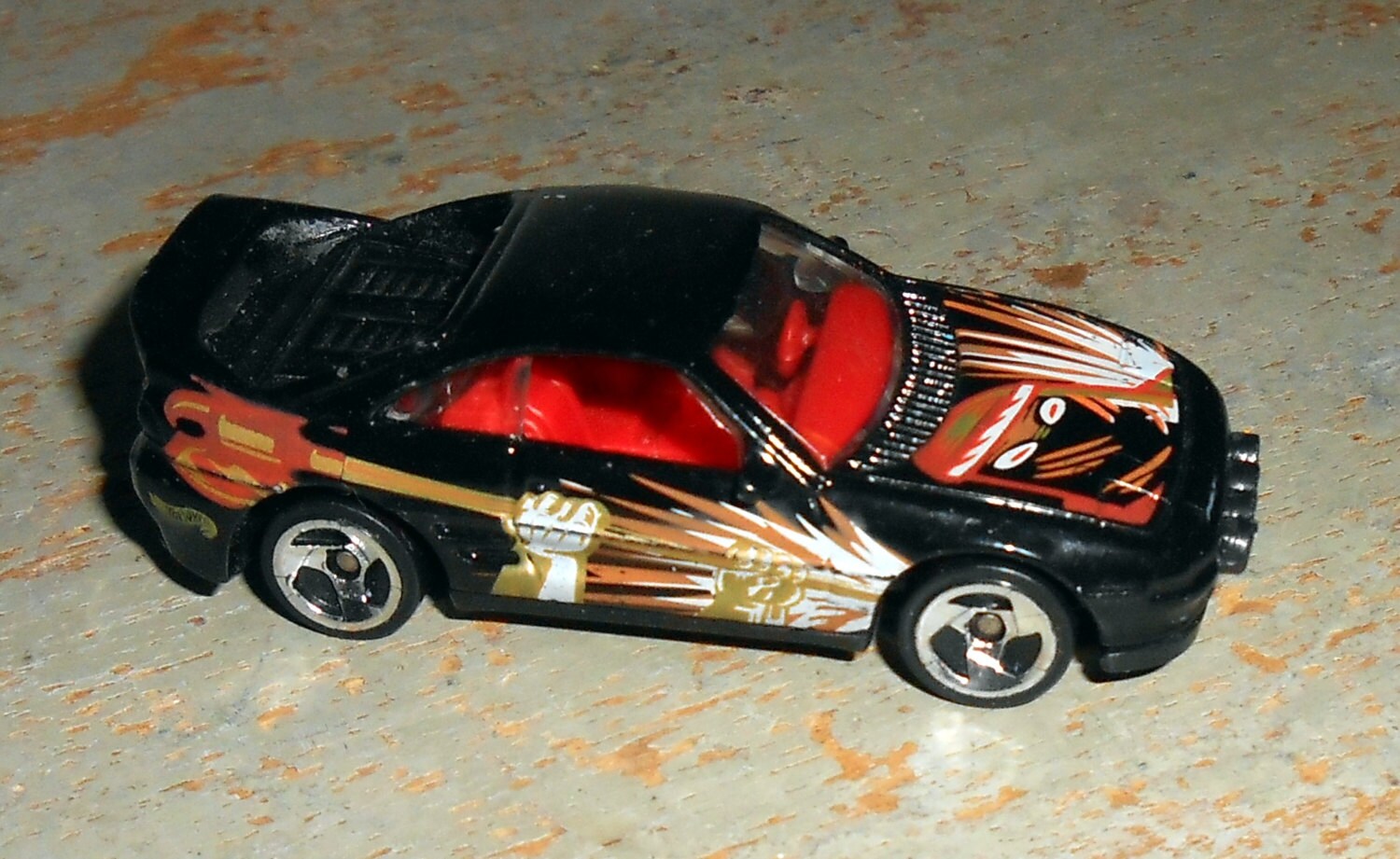 Vintage Toys Hot Wheels Black Race Car Ninja Sports Car