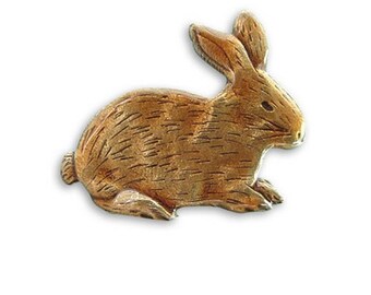 Hand painted rabbit | Etsy