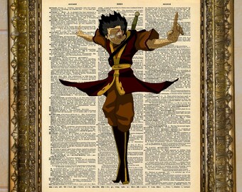 Avatar: The Last Airbender Zuko Dictionary Art
