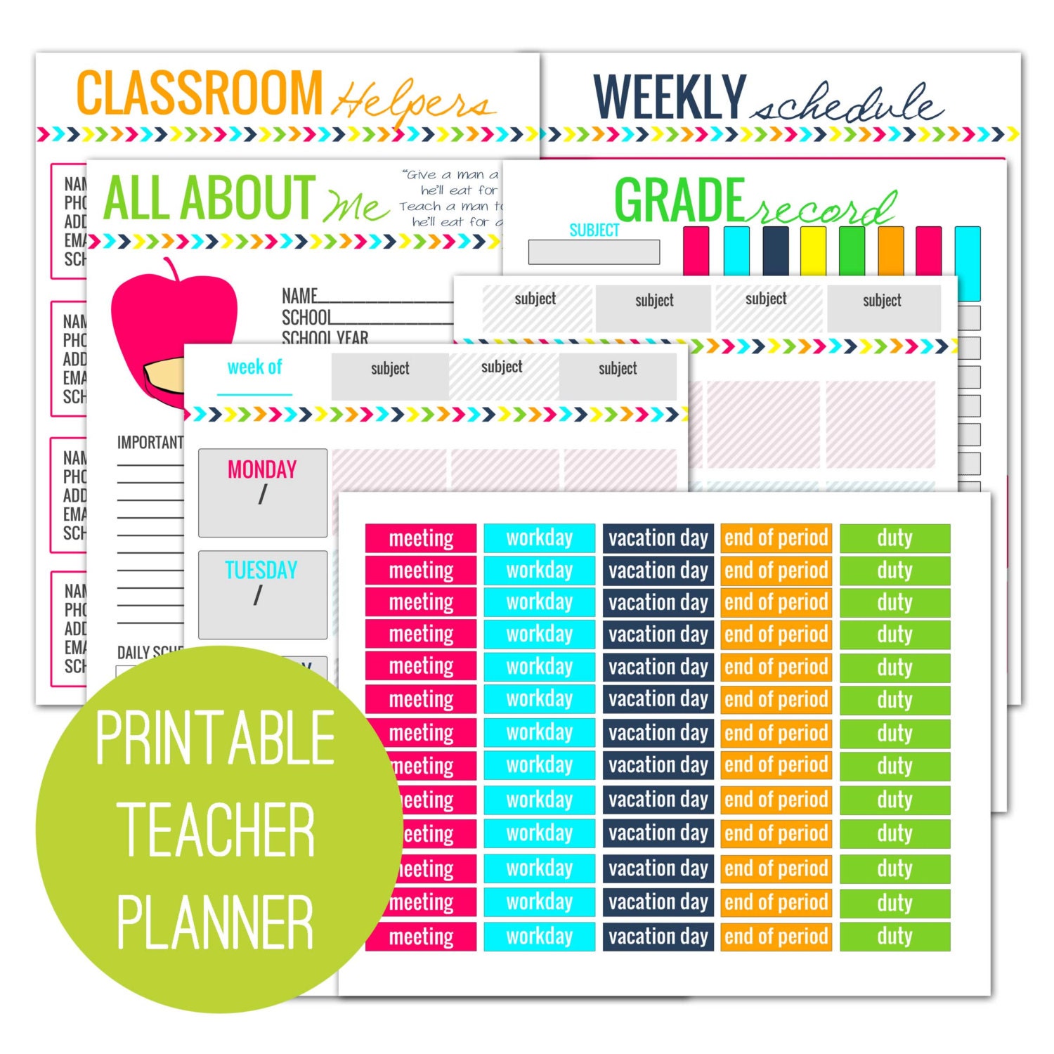 How To Make A Teacher Planner