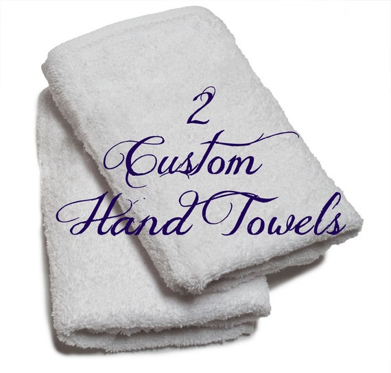 Personalized and Custom Designed Hand Towel Set