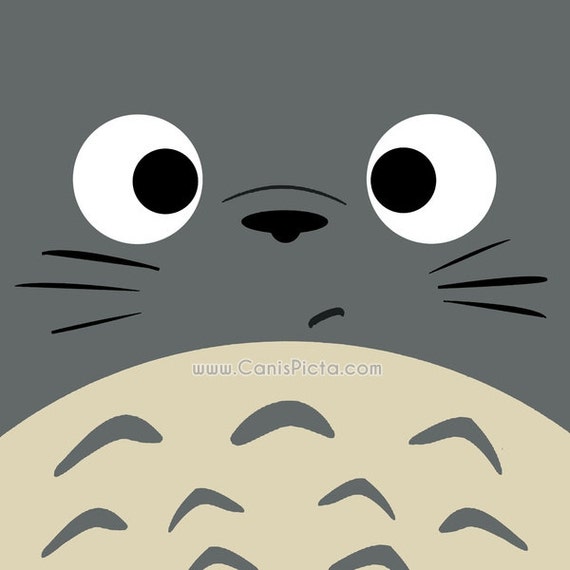 Totoro Kawaii My Neighbor Square 