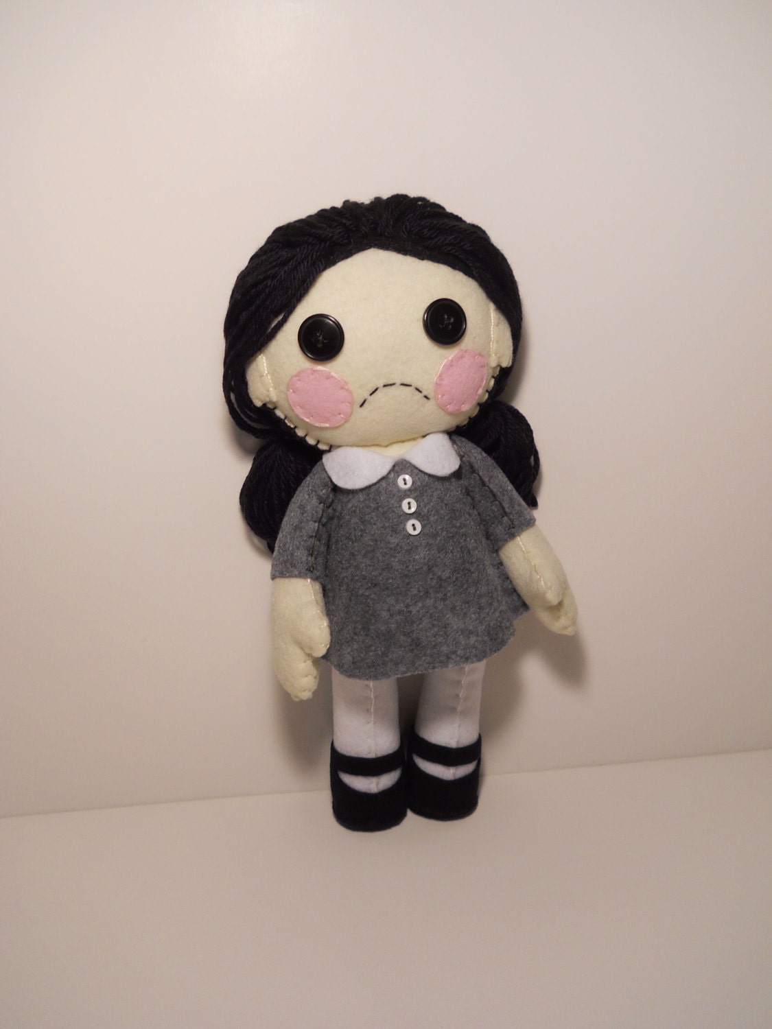 goth plush doll