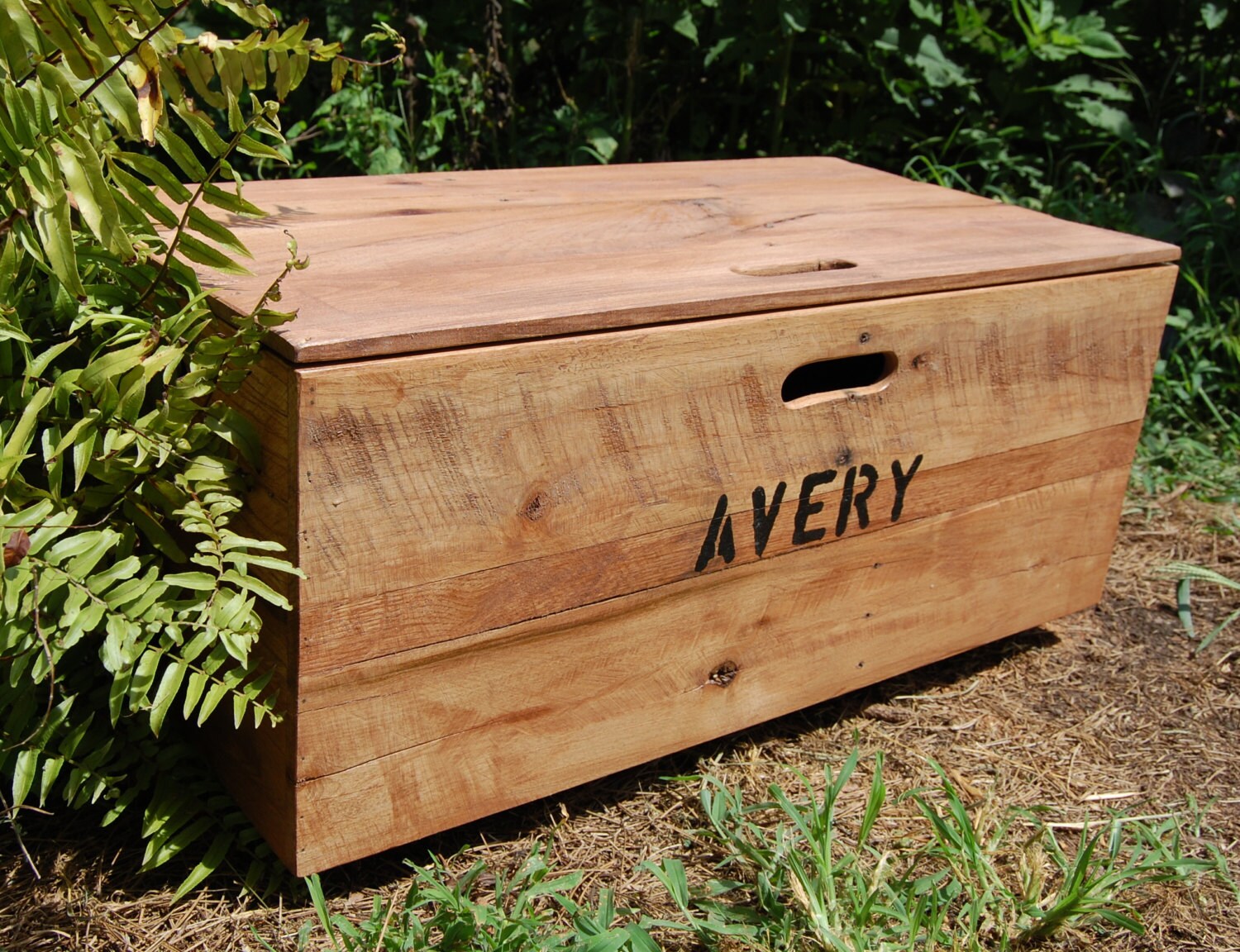 XLarge Rolling Wooden Crate/ Toy Storage/ Boys Room Decor