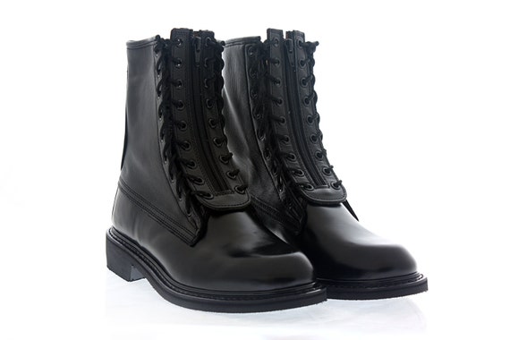 air force boots black