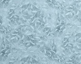 Susan Winget Spaced Floral Vine Aqua - Premium Quilting Fabric