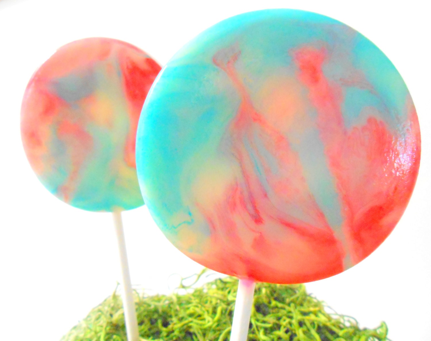 Cotton Candy Carnival Gourmet Lollipops Pick Your Size