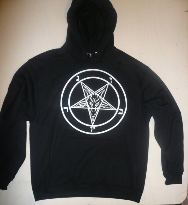 Pentagram Hoodie halloween Occult Witchcraft by TheFuneralHome