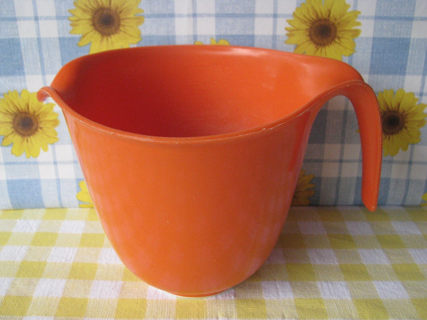 Vintage Batter Bowls Mixing Bowls Handle Rubbermaid Orange