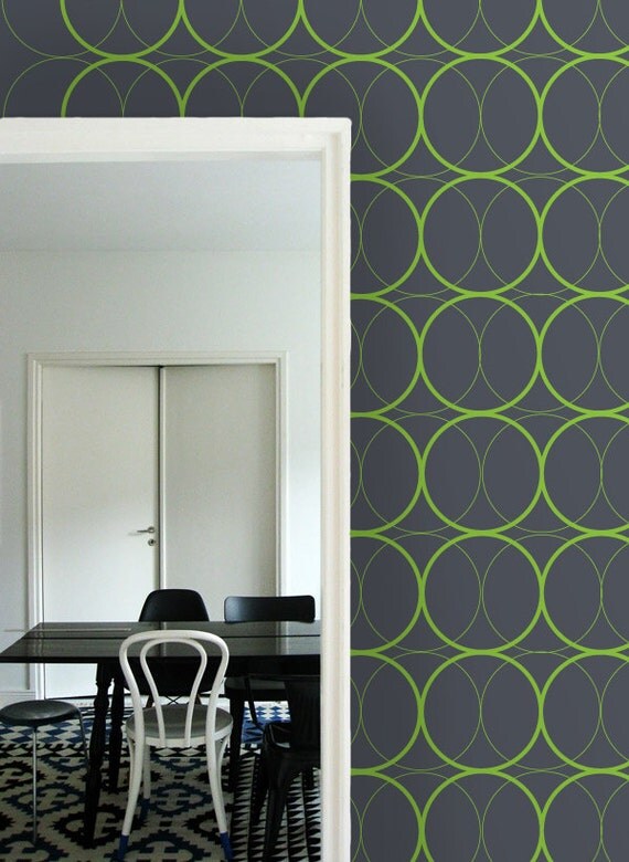 Circles self adhesive DIY wallpaper home decor by ArtBoardI