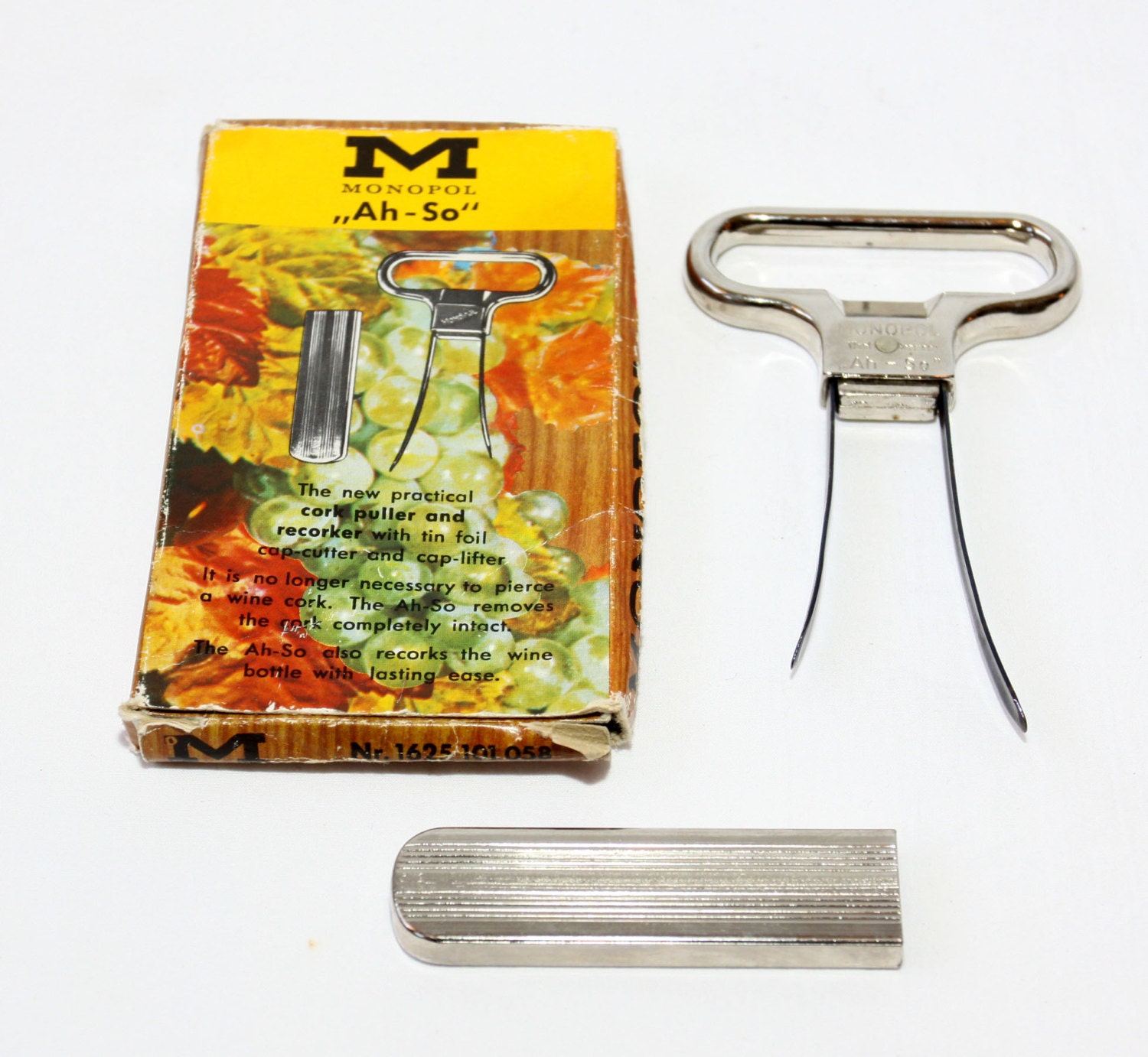 Ah-So Wine Opener Cork Puller Remover Monopol West