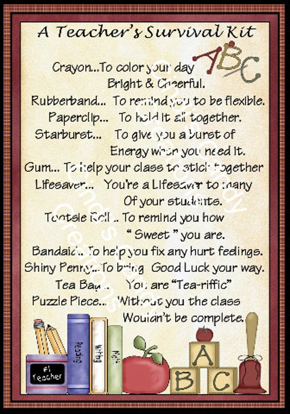 Teacher Survival Kit