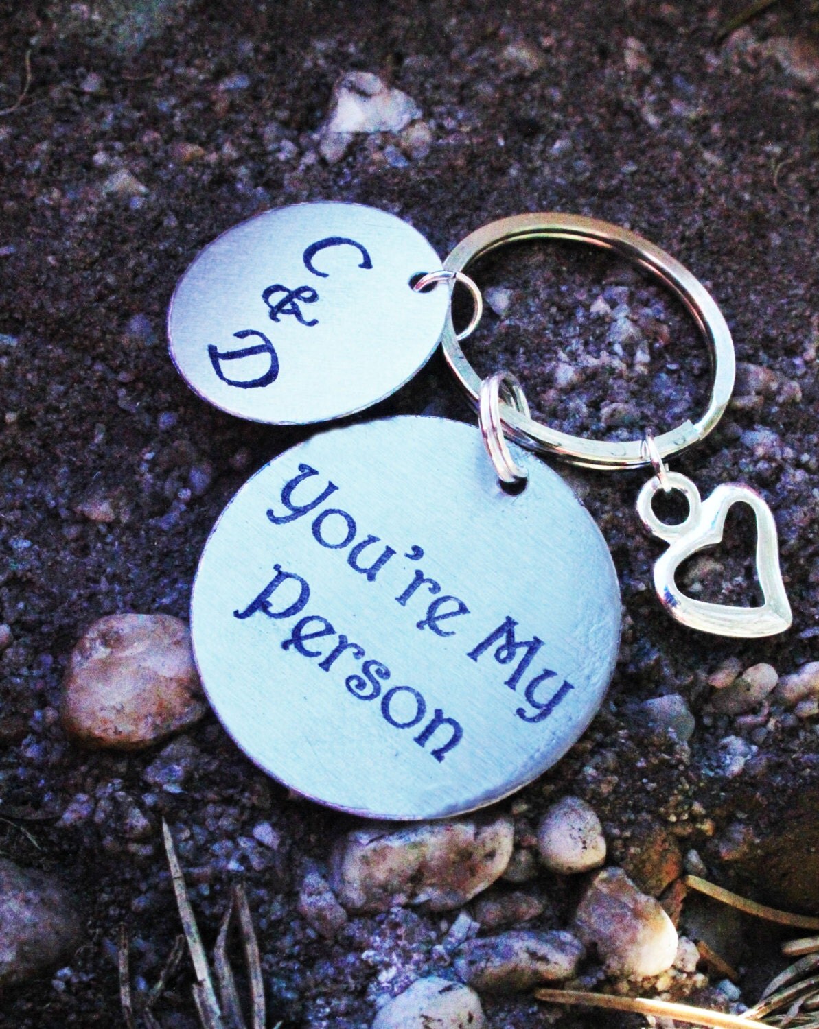 Personalized You're My Person Keychain