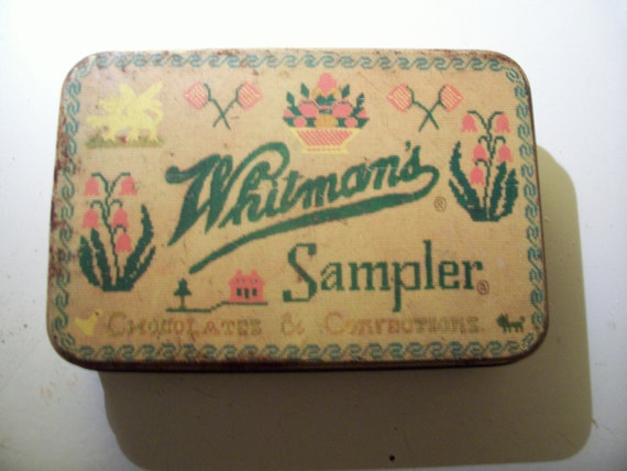 Vintage Tin Whitman Sampler by rustyitems on Etsy