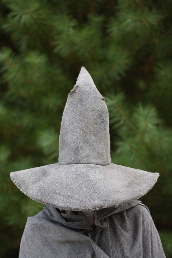 Gandalf The Grey Wizard Hat Aged And Stained 265 By Zuffolo