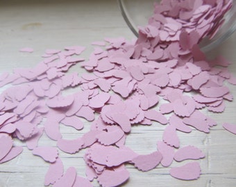 Pink Baby Feet Confetti, Baby Shower Table Decoration - 1000 Pieces, 2 oz