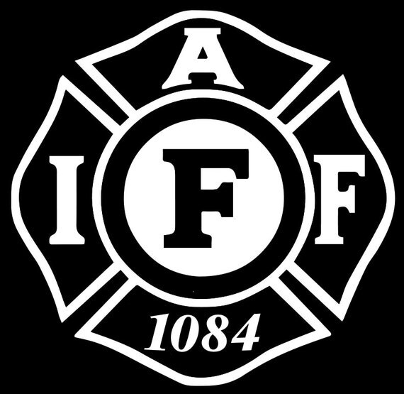 Custom IAFF Local window decals SET OF 5