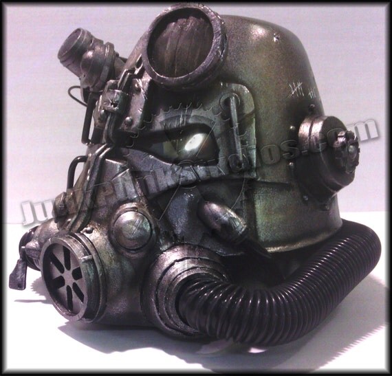 Items similar to Fallout 3 Brotherhood of Steel T45d Replica Helmet on Etsy