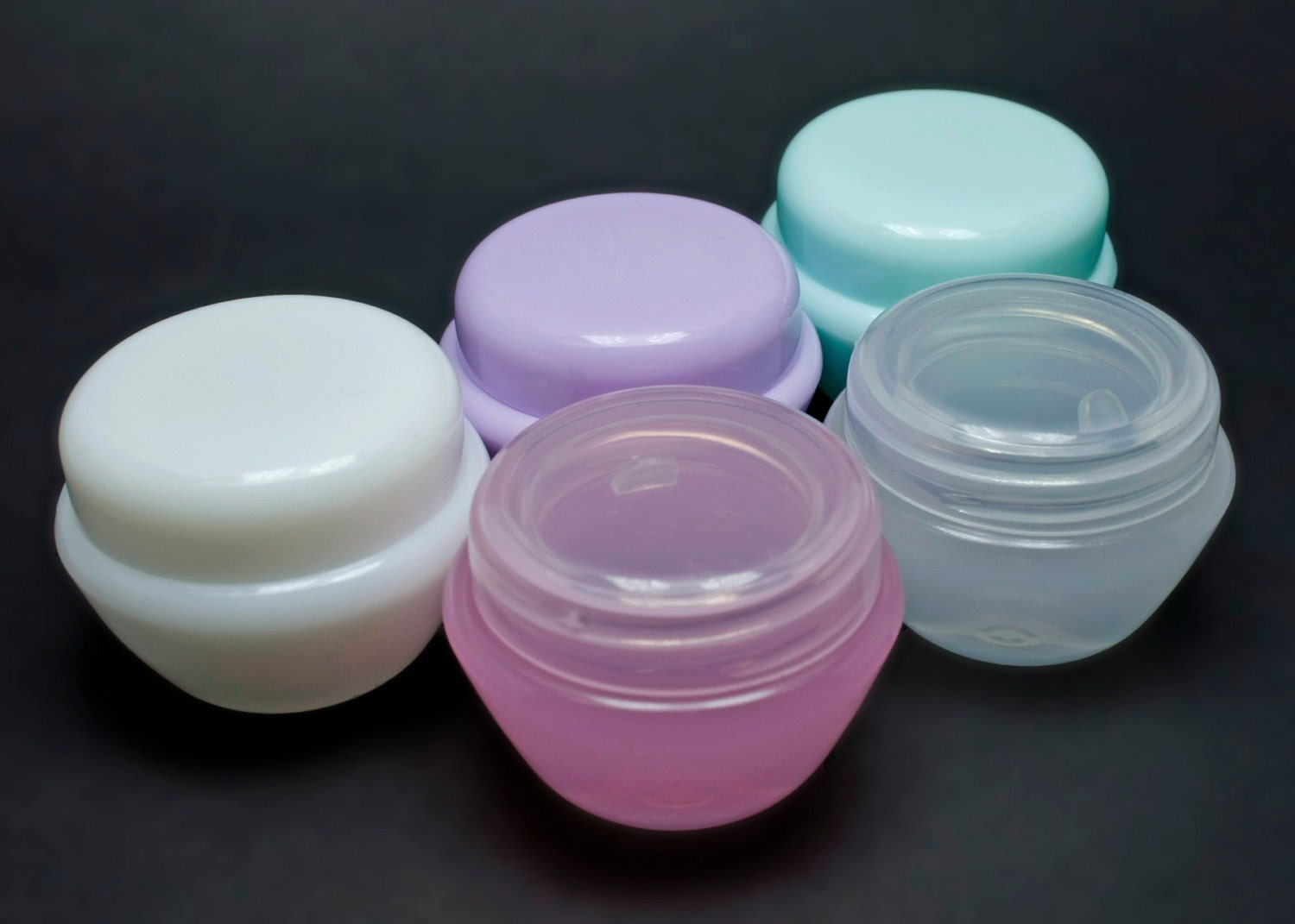 10 x Empty Cosmetic Cream Containers Jar Pot Bottle Makeup